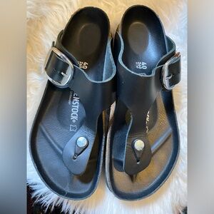 Birkenstock Giseh Black Sandals big buckey size 40